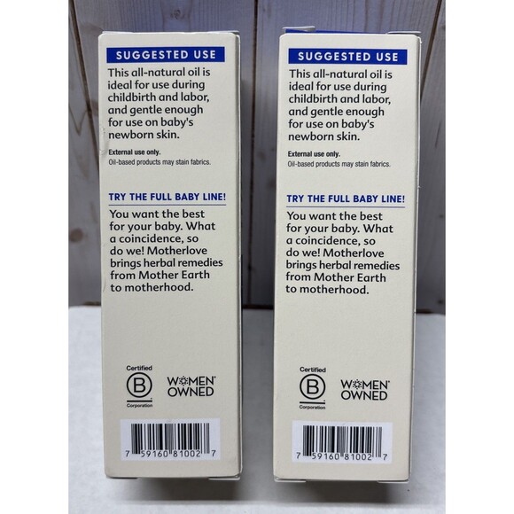 2 Pack Motherlove Massage Birth Baby Oil Gentle Lavender-Infused Perineal Labor - Picture 5 of 7